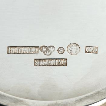 Atelier Borgila, a sterling silver bowl, Stockholm 1953.