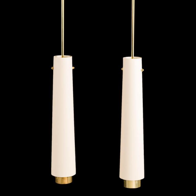 JUKKA KORPIHETE, Two 21st century pendant lights, model samples, for KJM-Tuote, Finland.