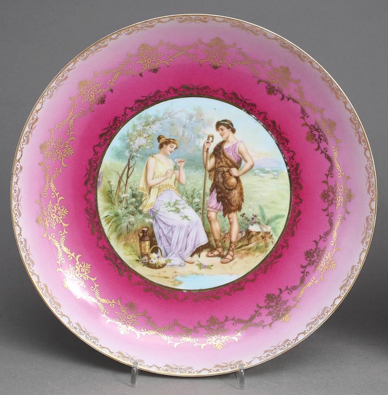 FAT, porslin, senempire, Wein, 1800-talets mitt.