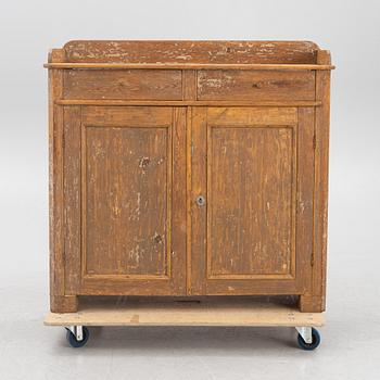 A painted pine sideboard, 19th Century.