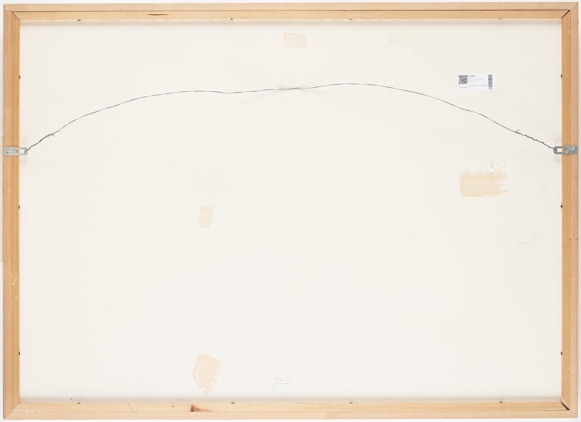 Mimmo Paladino, färgträsnitt, signerad och numrerad 3/65, daterad 1984.