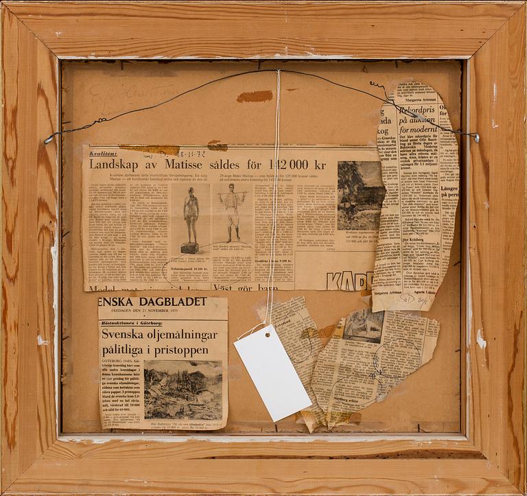 ERIC HALLSTRÖM, pastel, signed,