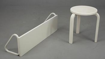 JAKKARA "60" ja HYLLY "112B", Alvar Aalto, Artek
1900-luvun loppupuoli.