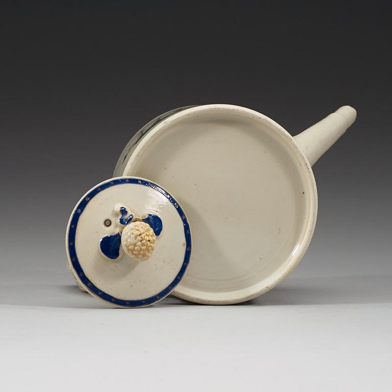 A 'European Subject' tea set for the American market, Qing dynasty, Jiaqing (1796-1820).