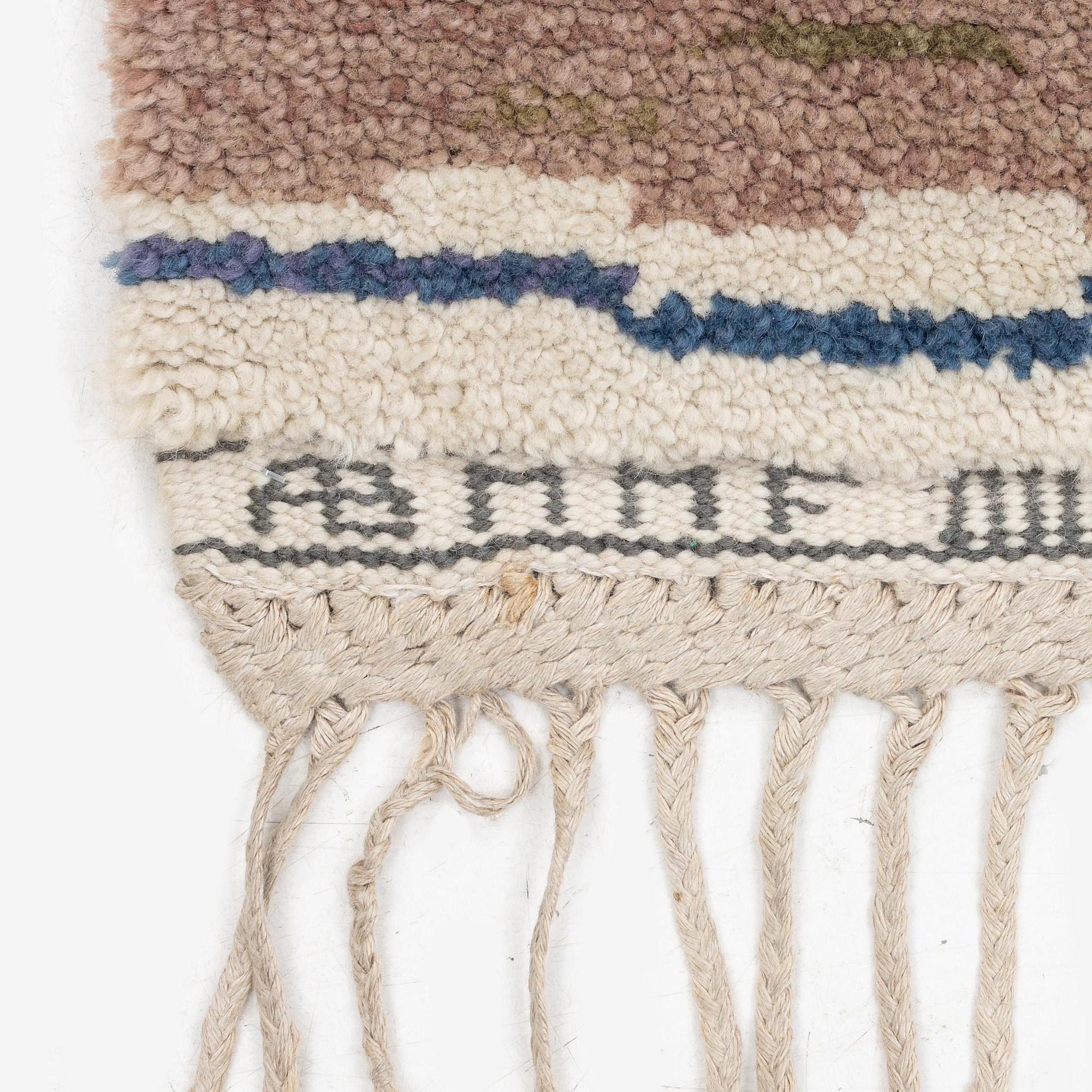 Märta Måås-Fjetterström, a 'Ängarna' carpet, knotted pile, c 248 x 182 cm, signed AB MMF.