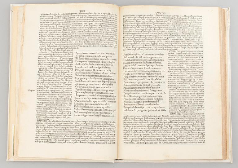 BOOK, Lucanus’ Pharsalia, 1493.