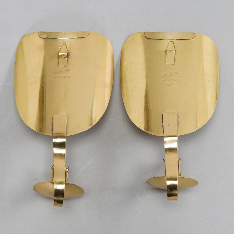 Veikko Huotari, a pair of mid-20th century wall sconces.