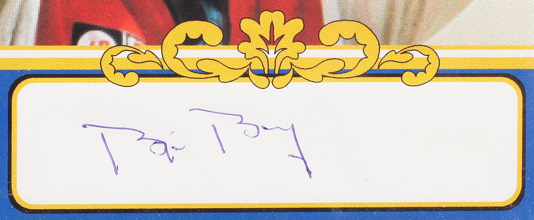 AUTOGRAF, Björn Borg, offsetfoto märkt SwedEvent AB, signerad i bläck.