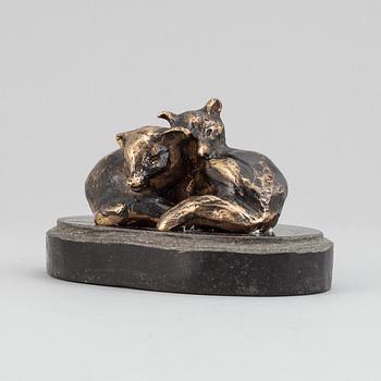 Torbjörn Forsberg, sculpture. Bronze. Signed with initials and dated -07.