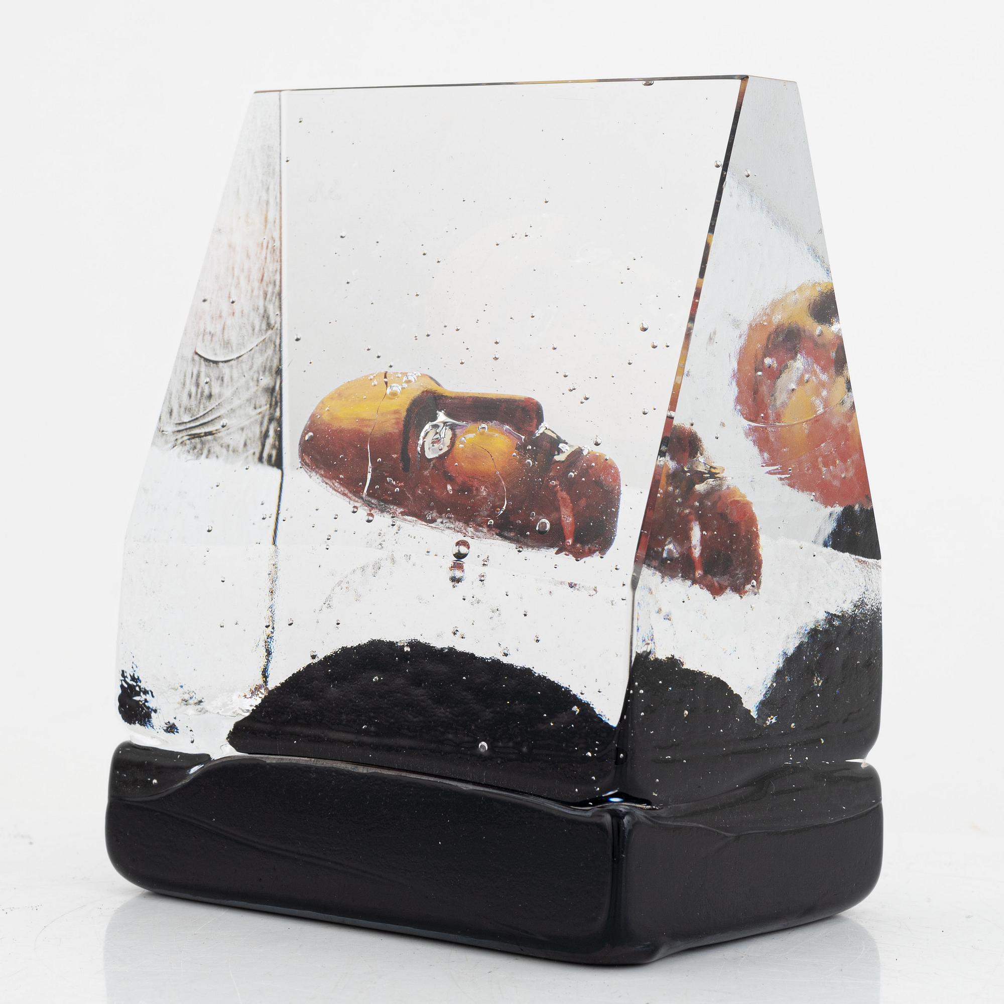 Bertil Vallien, skulptur, "Black Elements: House of mystery", Kosta Boda.