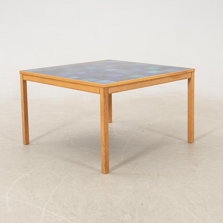 Algot Törneman & David Rosén, coffee table, "blue square", Triva, Nordiska Kompaniet, 1950s.