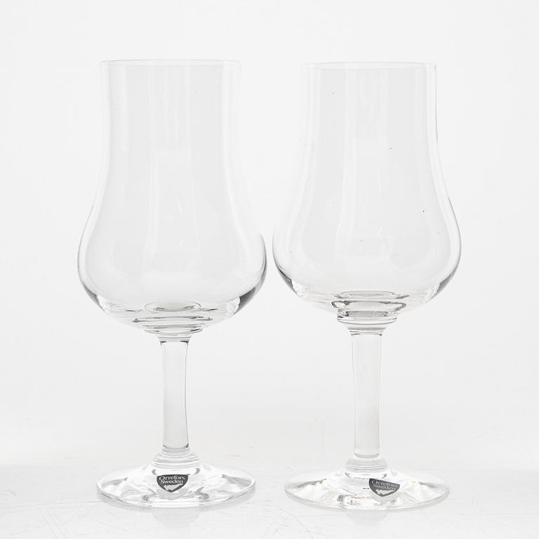 Gunnar Cyrén, vinprovarglas, "Elixir", 25 st, glas, Orrefors.