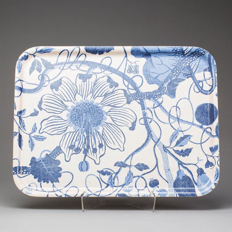 BRICKA SAMT TEHUVA, tyg "La Plata" Firma Svenskt Tenn. Inköpt 1962.