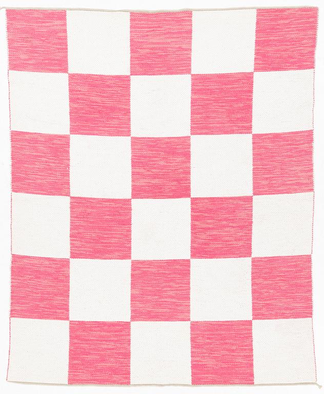 Margit Thorén, 'Schackrutan' double-woven rag rug, Svenskt Tenn, circa 295 x 245 cm.