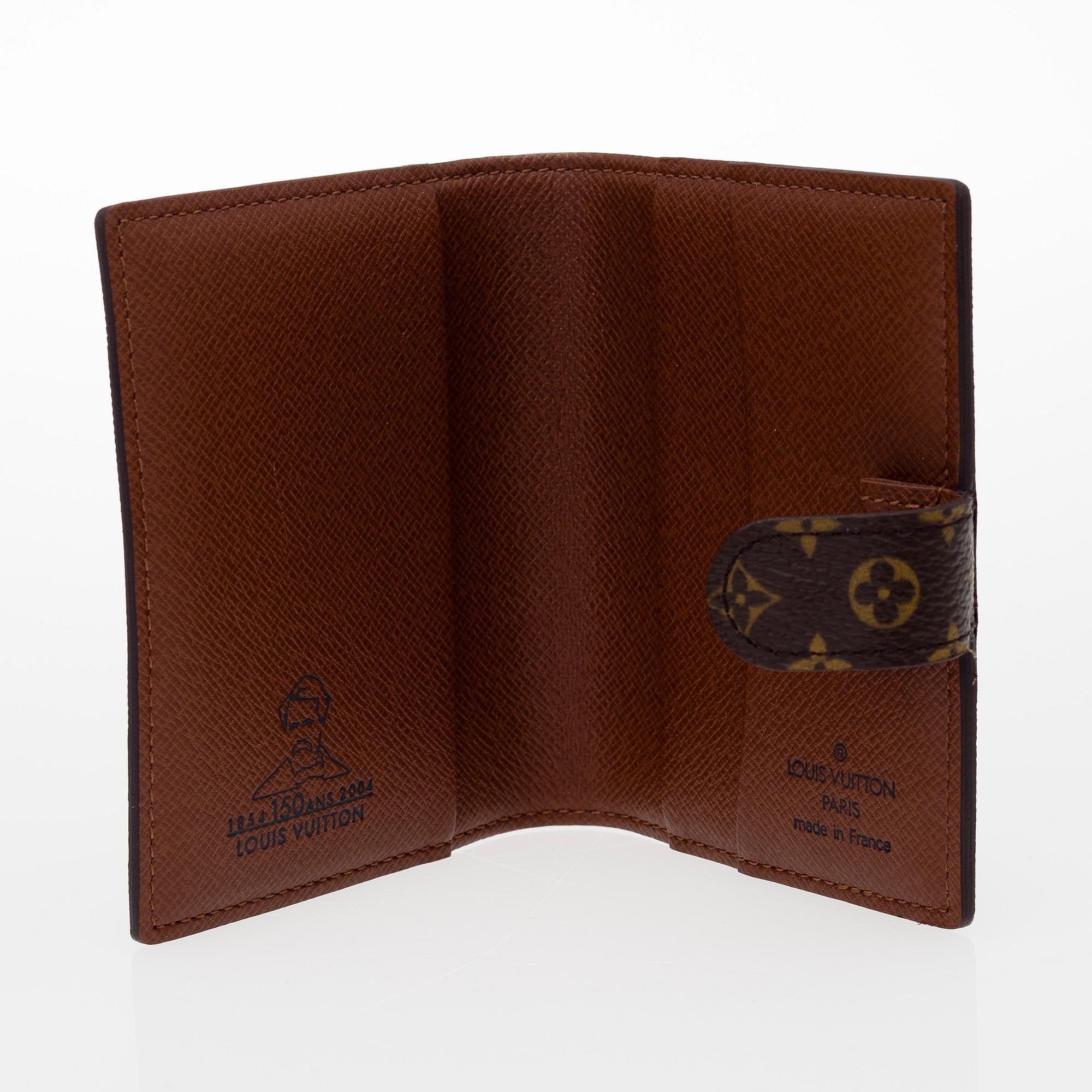 Mini agenda -cover with address book and notepad, for the 150 years of Louis Vuitton in 2004.