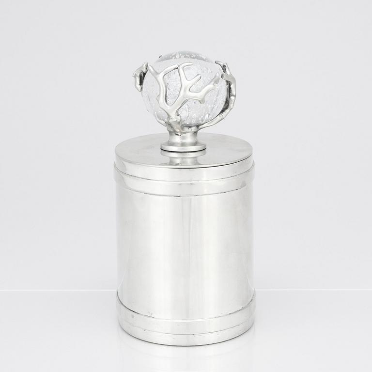 Estrid Ericson, a pewter box for Svenskt Tenn, Stockholm 1976.