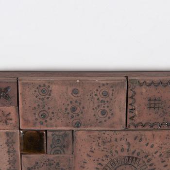 Rut Bryk, relief, signed a tergo.