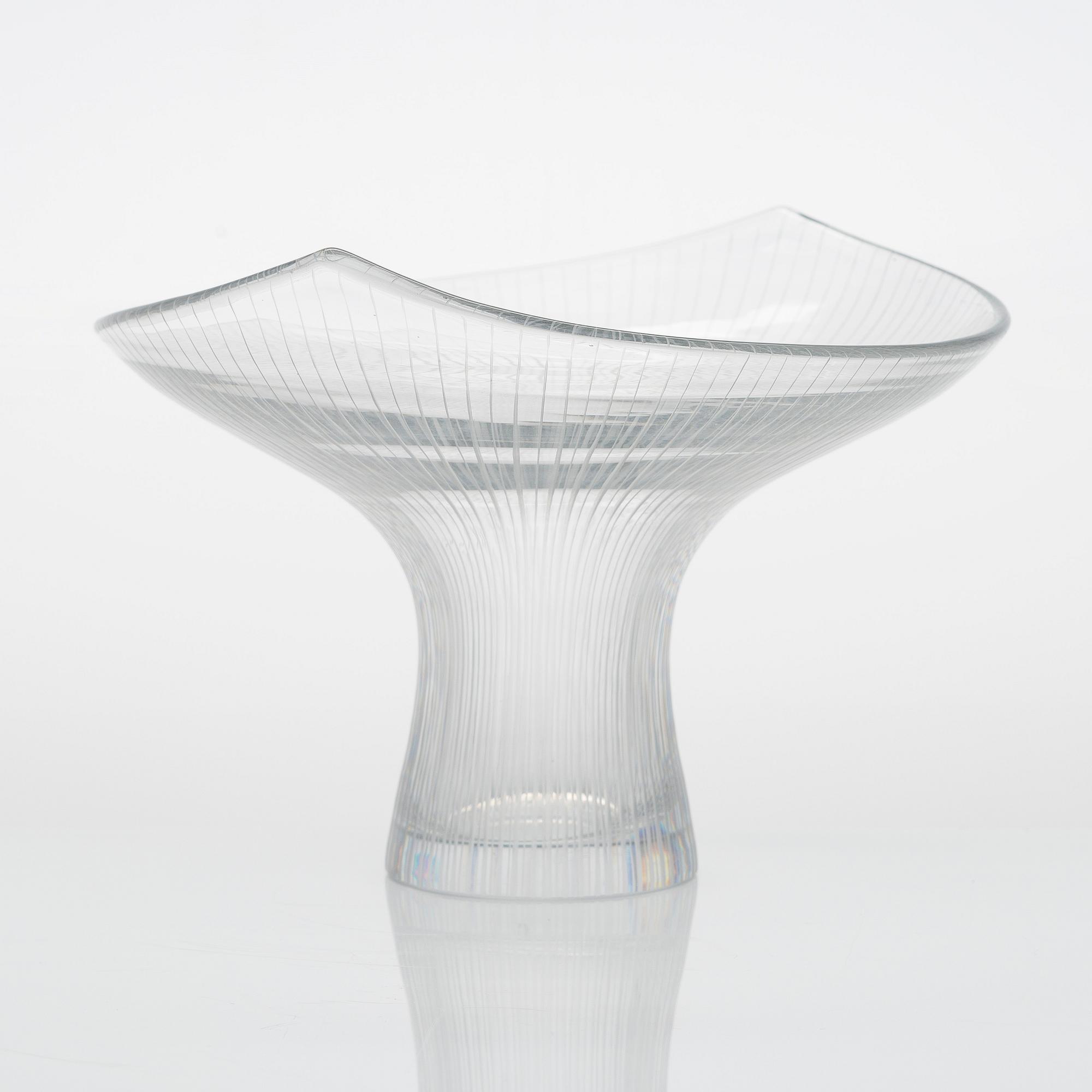 Tapio Wirkkala, konstglas, modell 3523, signerad Tapio Wirkkala, Iittala -55.