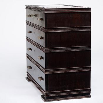 Axel Einar Hjorth, a macassar ebony chest of drawers, Nordiska Kompaniet, 1928, exhibited at the World's Fair in Barcelona 1929.