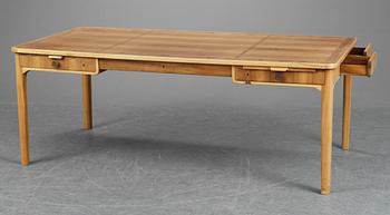 A Carl Malmsten walnut desk, Sweden, ca 1951.