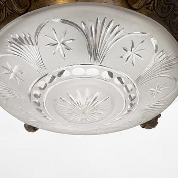An early 20th century ceiling lamp.