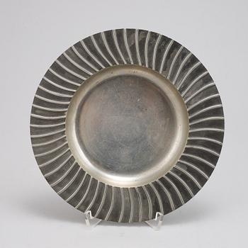 Estrid Ericson, a pewter dish for Firma Svenskt Tenn, Stockholm 1951.