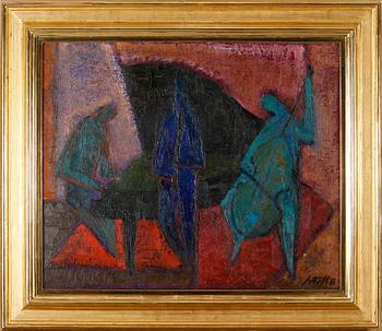 WOLF REUTHER, oil on canvas, signed.