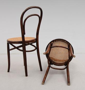 STOLAR, 6 st, Thonetmodell, 1900-talets början.