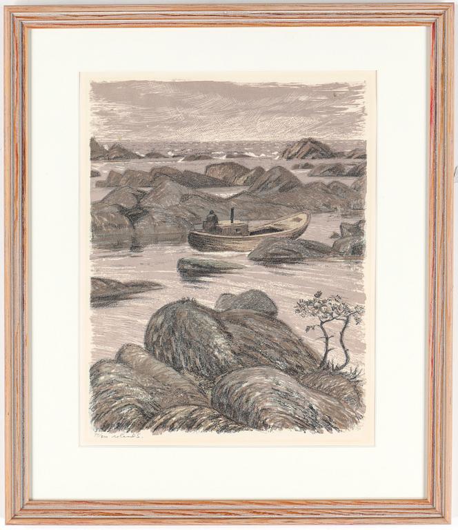 ROLAND SVENSSON, litografi, signerad och numrerad 74/200.