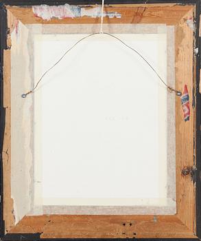 Unto Koistinen, mixed media on paper, signed and dated -69.