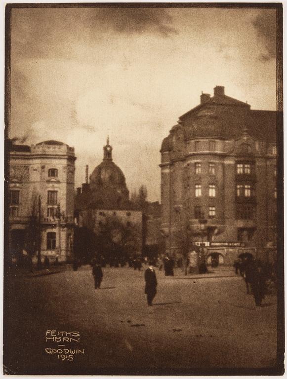 HENRY B. GOODWIN, Two photo gravures from the book Vårt vackra Stockholm signed in the negative.