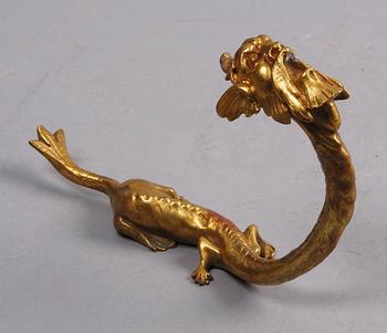 HÄNGARE, ett par, brons, 1800/1900-tal.