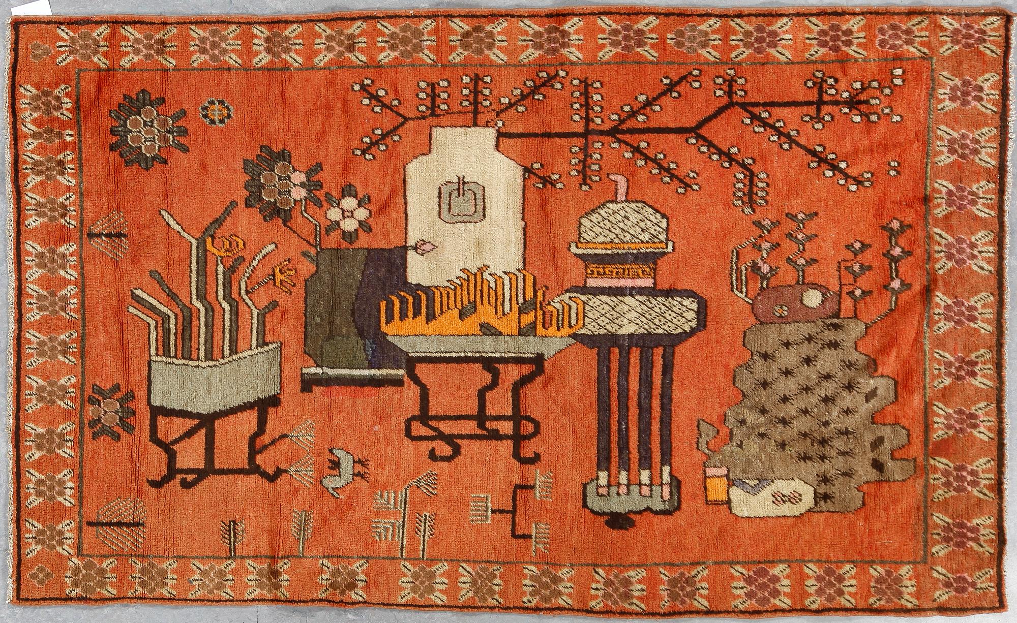 MATTA, semiantik Khotan, ca 237x130 cm.