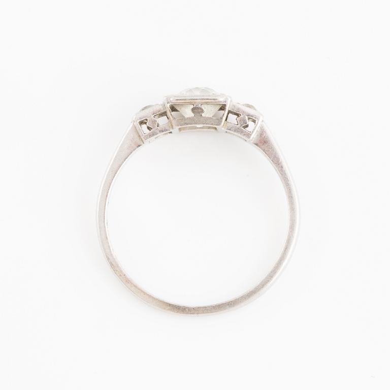 Old cut diamond ring, Strömdahls.