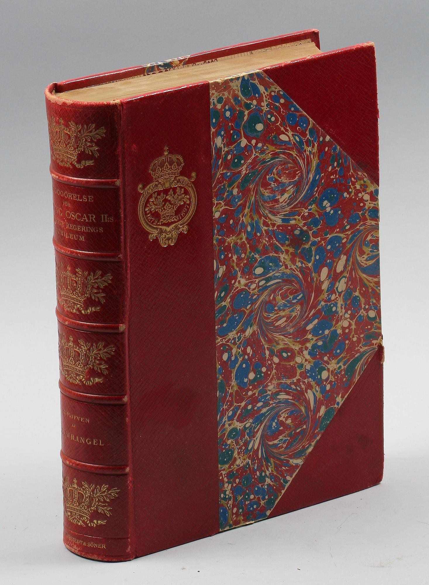 BOK, "Redogörelse för Konung Oscar II:s 25-åriga regeringsjubileum", 1898.