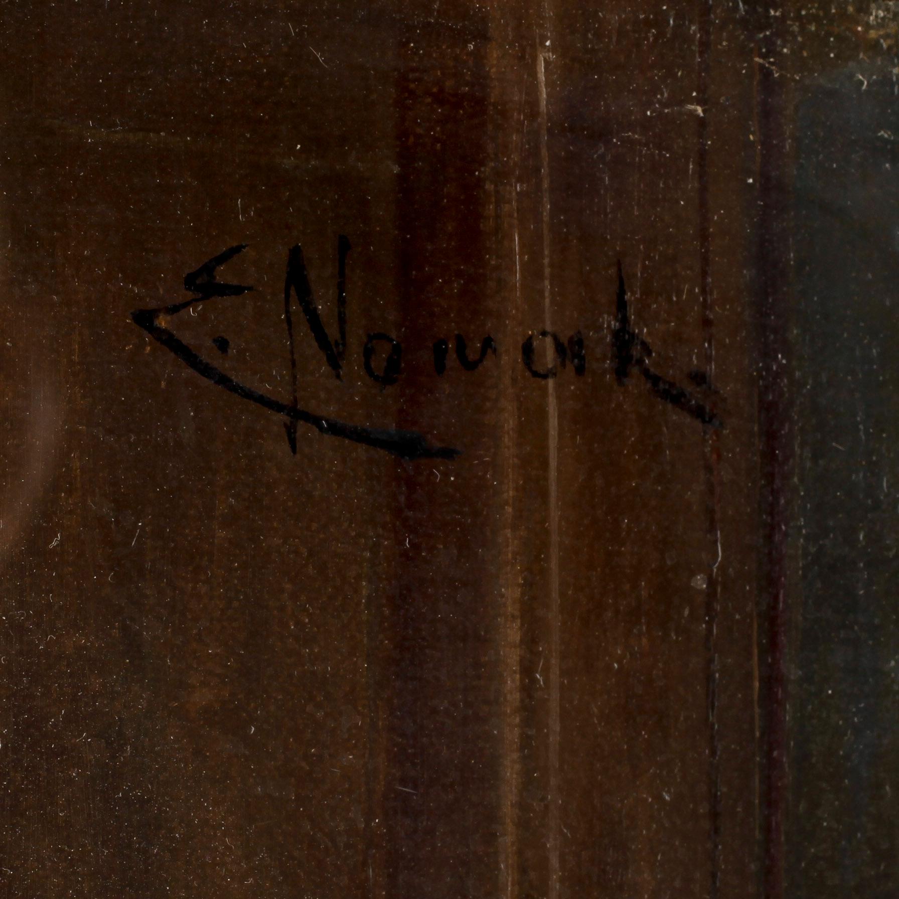 ERNST NOWAK, olja på duk, signerad.