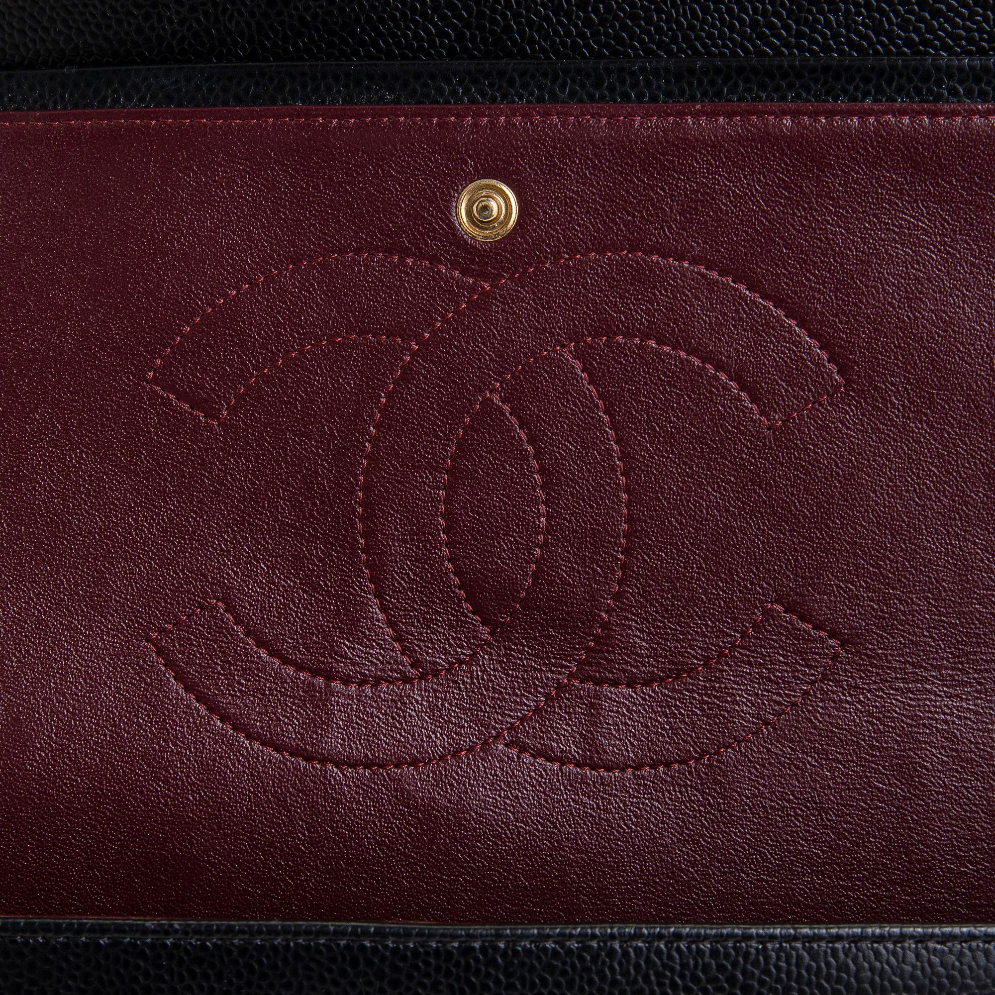 Chanel, a 'Double Flap Bag Maxi' bag, 2013-2014.