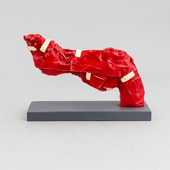 Carl-Fredrik Reuterswärd/ The Non-Violence Project Foundation, a polyresin sculpture 2017, Certificate numbered 12/30.