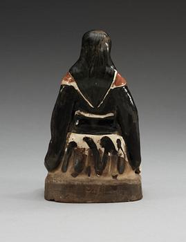 FIGURIN, keramik. Yuan/Ming dynastin.