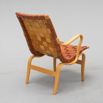 BRUNO MATHSSON, karmstol, "Eva", Firma Karl Mathsson, Värnamo, 1974.