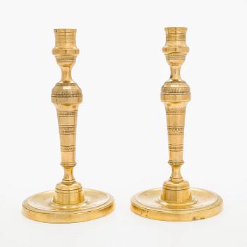 Ljusstakar,ett par Frankrike 1800-talets slut.