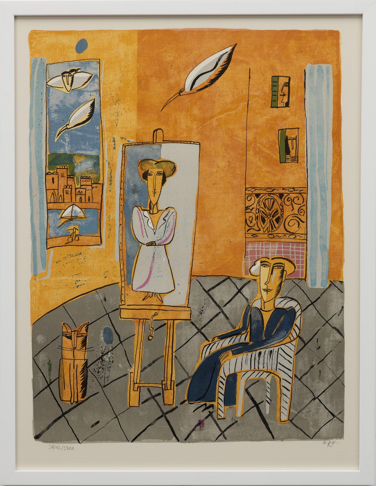 Madeleine Pyk, "I ateljén".