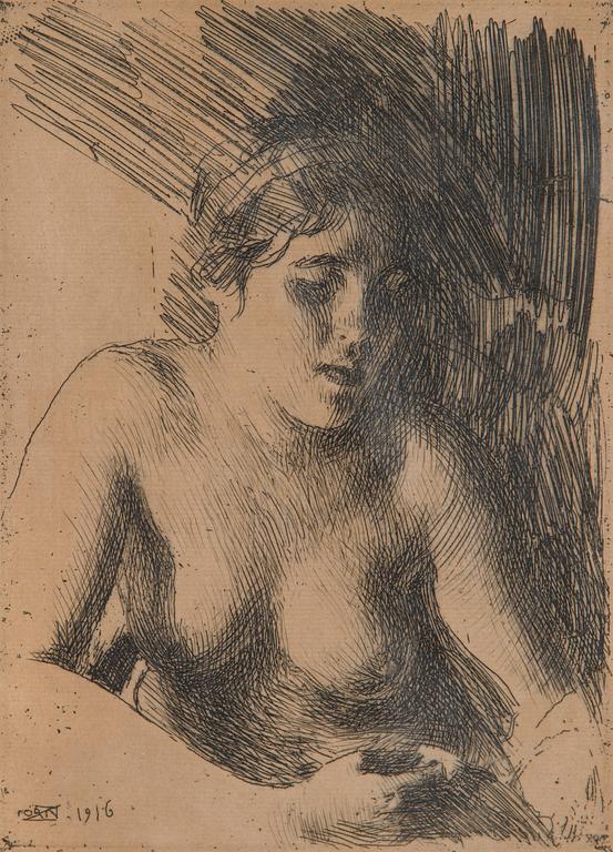 Anders Zorn, "Byst".