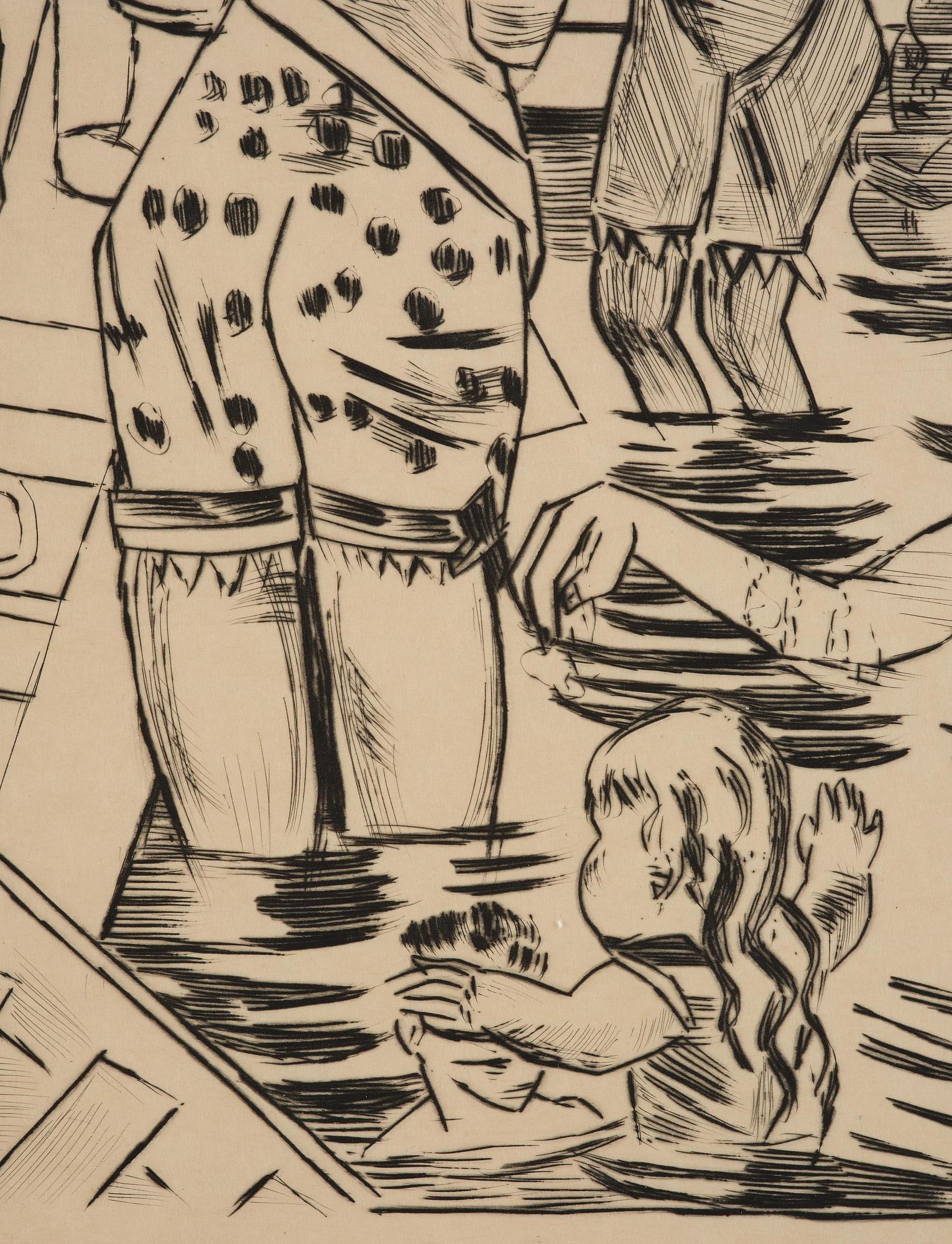 Max Beckmann, "Frauenbad“.