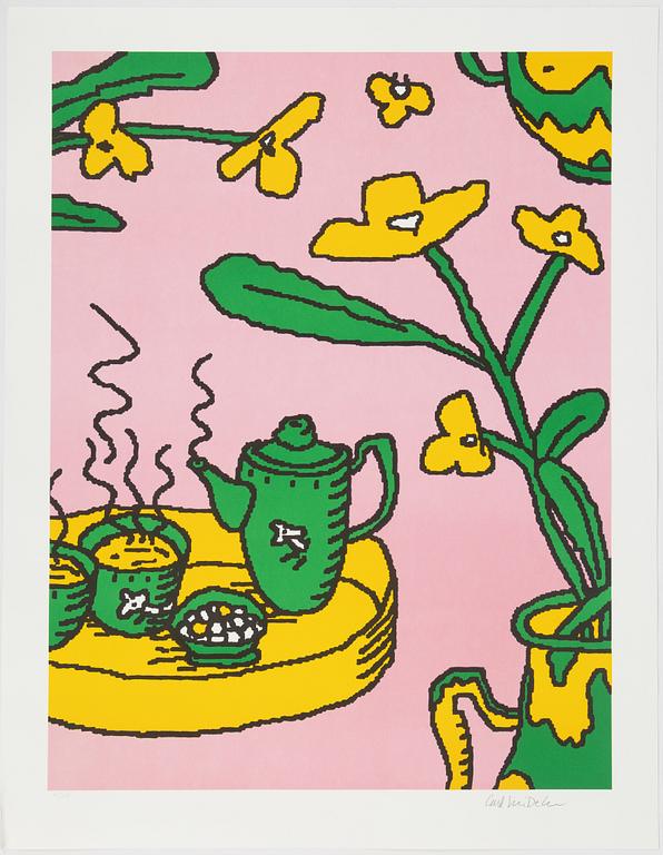 Carl Johan De Geer, lithograph in colours, 2019/20, signed 4/250.