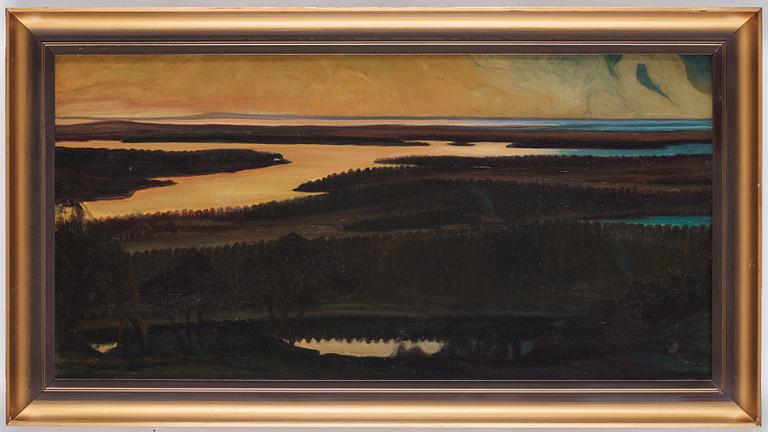 Otto Hesselbom, "Vårt land. Motiv från Dalsland” (Landscape from Dalsland, Sweden).