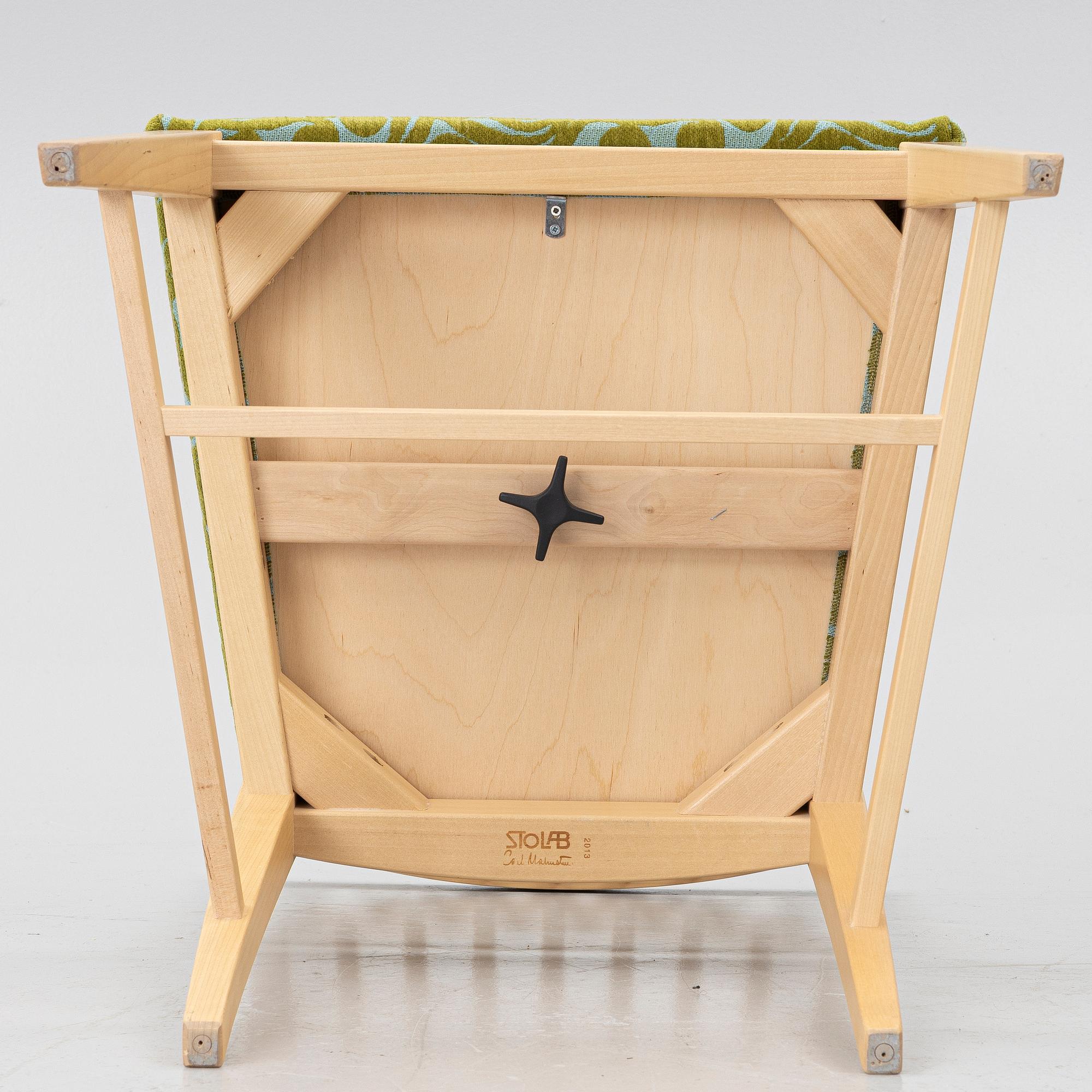Carl Malmsten, A 7 pieces dining set, "Vardags", Stolab, 2013 and 2014.