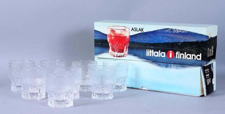 PARTI GLAS, 16 st, "Aslak", Tapio Wirkkala för Iittala.