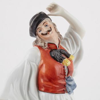 A porcelain figurine, Herend, Hungary, 1950's/60's.