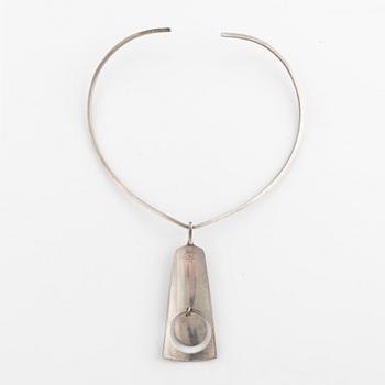Hans Hansen, neckring, silver, Denmark.